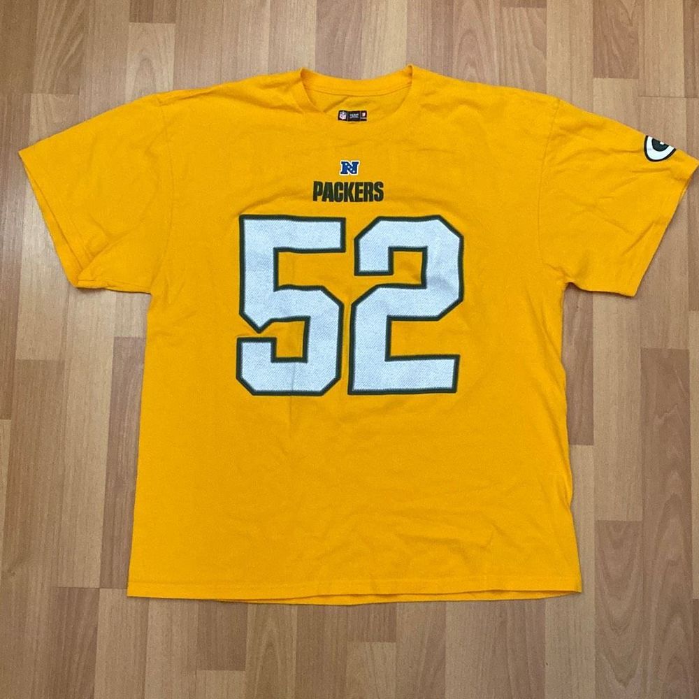 NFL Team Apparel Green Bay Packers Clay Matthews T Shirt Men Xl